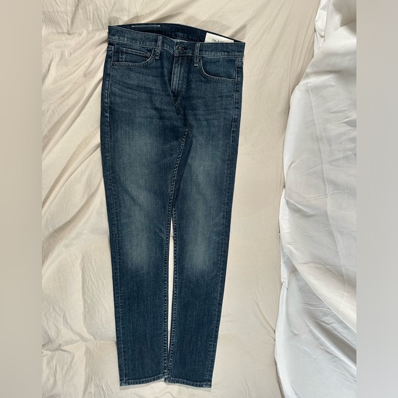 Rag & Bone Fit 1 Skinny 31x32 NWOT Dark Wash Fits 31x30 - Picture 1 of 14